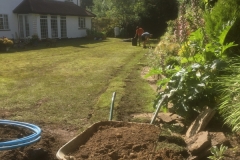 Tidying spare soil
