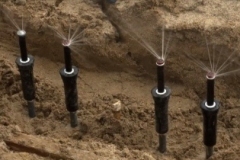 Pop up spray heads